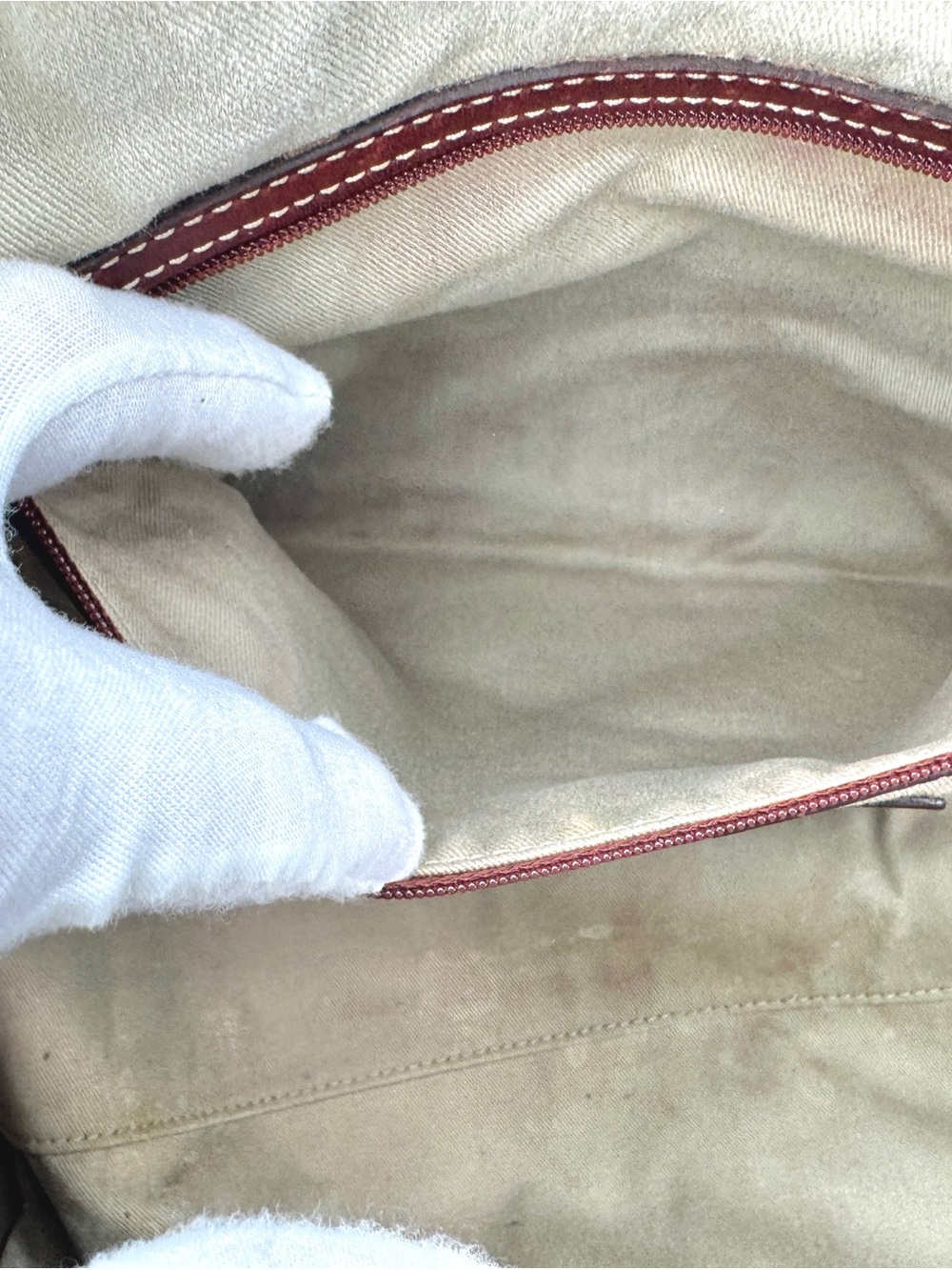 Coach Legacy Large Hamptons Miranda Rare Bordeaux Burgundy Leather Satchel Bag - Picture 9 of 15
